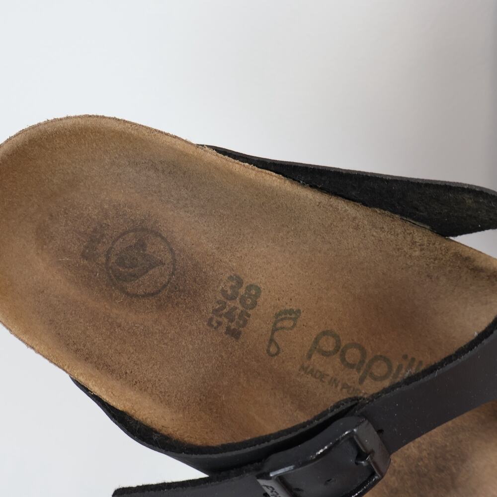 Birkenstock Papillio Gizeh Platform Vegan Sandal Black Size 38 - Picture 7 of 8